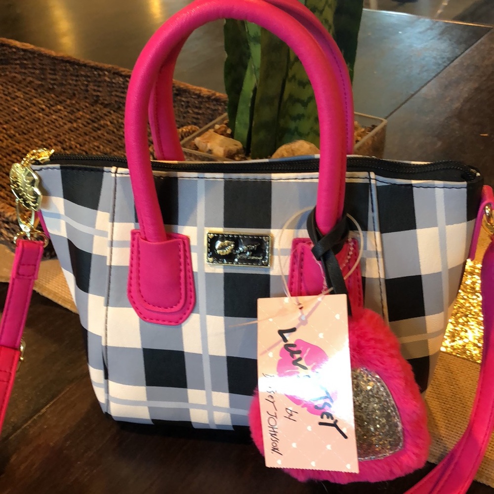 LUV BETSEY by BETSEY JOHNSON Plaid Crossbody purse - Picture 3 of 15